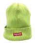 SUPREME（シュプリーム）の古着「small box beanie」｜黄緑