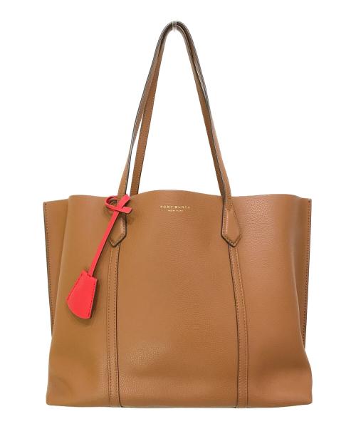 TORY BURCH（トリーバーチ）TORY BURCH (トリーバーチ) ペリー トリプルコンパートメント トートバッグ ブラウン サイズ:-の古着・服飾アイテム