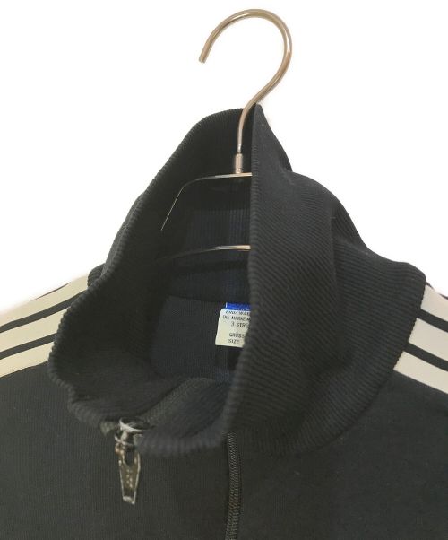adidas（アディダス）adidas (アディダス) トレフォイルトラックジャケット ブラック サイズ:3の古着・服飾アイテム