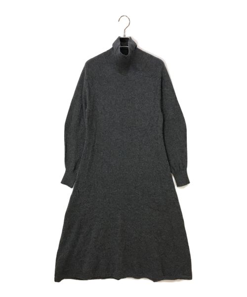 Spick and Span（スピック＆スパン）Spick and Span (スピックアンドスパン) ハイネックボリュームスリーブワンピース グレー サイズ:-の古着・服飾アイテム