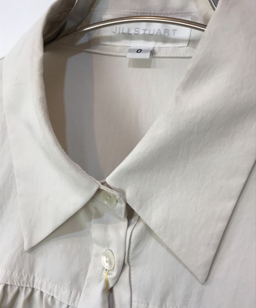 JILL STUART（ジルスチュアート）JILL STUART (ジルスチュアート) スージーワンピース シャツワンピース アイボリー サイズ:０の古着・服飾アイテム