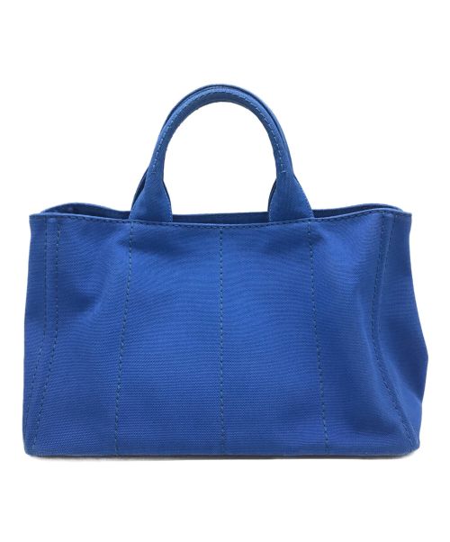 PRADA（プラダ）PRADA (プラダ) カナパ トートバッグ ブルー サイズ:-の古着・服飾アイテム