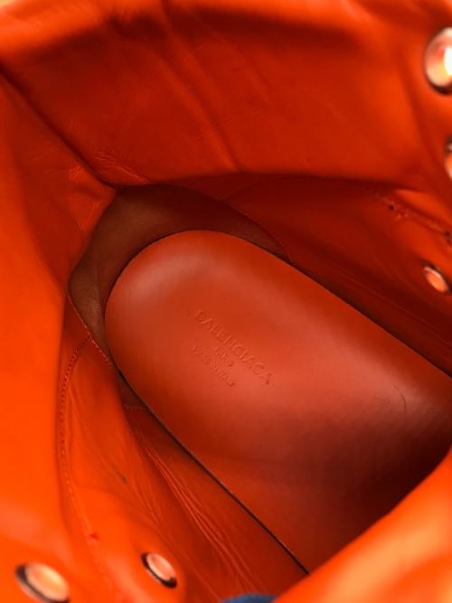 BALENCIAGA（バレンシアガ）BALENCIAGA (バレンシアガ) ハイカットスニーカー オレンジ サイズ:42の古着・服飾アイテム