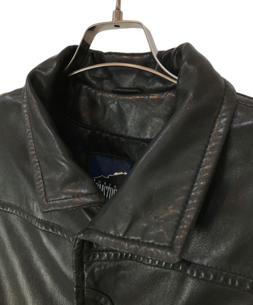 ROBERT COMSTOCK（ロバートコムストック）ROBERT COMSTOCK (ロバートコムストック) レザーフライトジャケット ブラック サイズ:Sの古着・服飾アイテム