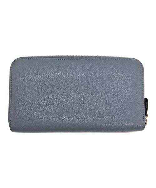 Salvatore Ferragamo（サルヴァトーレ フェラガモ）Salvatore Ferragamo (サルヴァトーレ フェラガモ) ガンチーニラウンドファスナーウォレット ブルー サイズ:-の古着・服飾アイテム