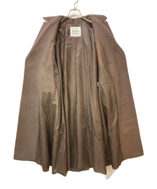 Mystrada（マイストラーダ）Mystrada (マイストラーダ) バックボリュームコート ブラウン サイズ:34の古着・服飾アイテム