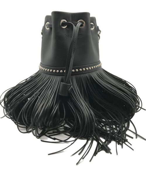 J&M DAVIDSON（ジェイ＆エム デヴィッドソン）J&M DAVIDSON (ジェイ＆エム デヴィッドソン) カーニバル ミディアム フリンジ ショルダーバッグ ブラックの古着・服飾アイテム