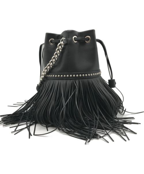 J&M DAVIDSON（ジェイ＆エム デヴィッドソン）J&M DAVIDSON (ジェイ＆エム デヴィッドソン) カーニバル ミディアム フリンジ ショルダーバッグ ブラックの古着・服飾アイテム