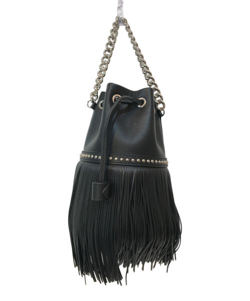 J&M DAVIDSON（ジェイ＆エム デヴィッドソン）J&M DAVIDSON (ジェイ＆エム デヴィッドソン) カーニバル ミディアム フリンジ ショルダーバッグ ブラックの古着・服飾アイテム