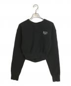 N°21ヌメロヴェントゥーノ）の古着「バックオープンスウェット」｜ブラック