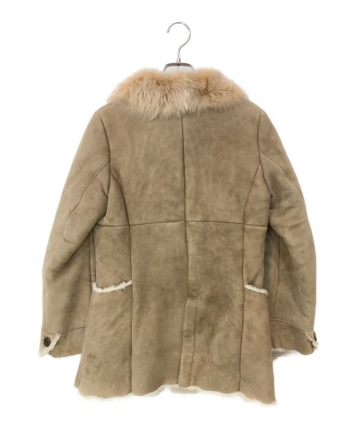 OWEN BARRY（オーエンバリー）OWEN BARRY (オーエンバリー) MOLLY ムートンコート ベージュ サイズ:36の古着・服飾アイテム