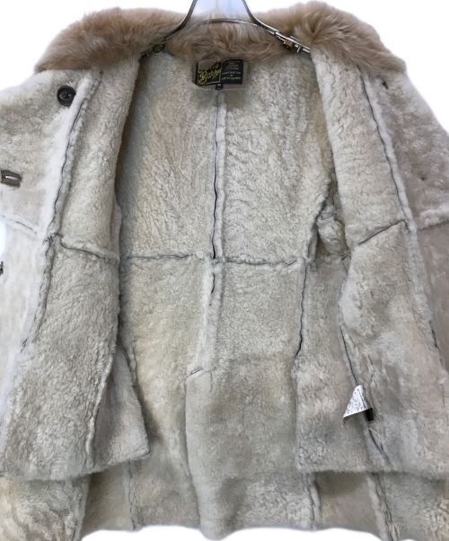 OWEN BARRY（オーエンバリー）OWEN BARRY (オーエンバリー) MOLLY ムートンコート ベージュ サイズ:36の古着・服飾アイテム