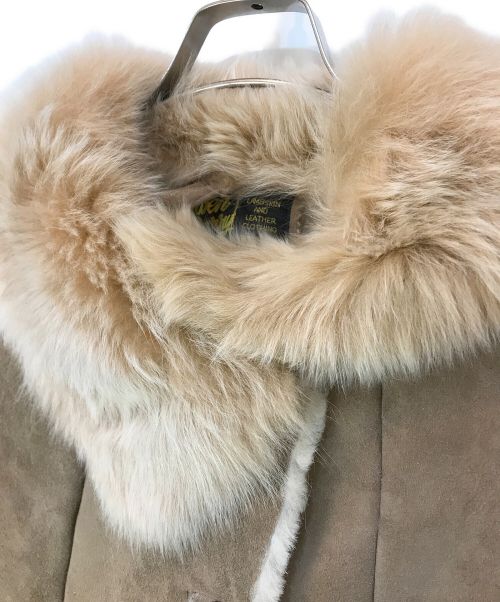 OWEN BARRY（オーエンバリー）OWEN BARRY (オーエンバリー) MOLLY ムートンコート ベージュ サイズ:36の古着・服飾アイテム