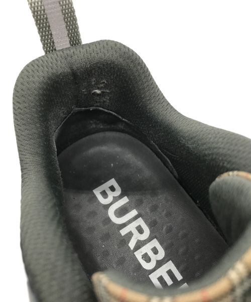 BURBERRY LONDON（バーバリーロンドン）BURBERRY LONDON (バーバリー ロンドン) ARTHUR SNEAKER グレー×ブラウン サイズ:40の古着・服飾アイテム