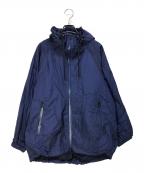 MUSE de Deuxieme Classeミューズ ドゥーズィエム クラス）の古着「ナイロンフードブルゾン」｜ネイビー