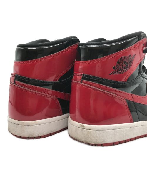 NIKE（ナイキ）NIKE (ナイキ) AIR JORDAN 1 RETRO HIGH OG ブラック×レッド サイズ:260の古着・服飾アイテム