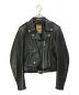 shott（ショット）の古着「ワンスター S レザーライダースジャケット」｜ブラック