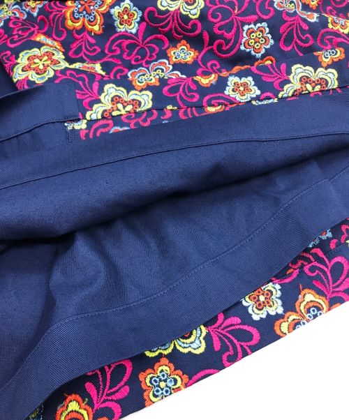 tricot COMME des GARCONS（トリココムデギャルソン）tricot COMME des GARCONS (トリココムデギャルソン) 刺繍フレアスカート ネイビー サイズ:-の古着・服飾アイテム