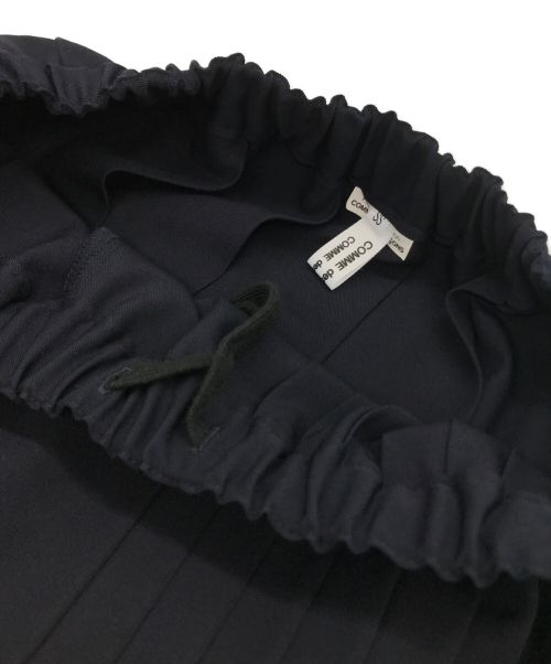 COMME des GARCONS COMME des GARCONS（コムデギャルソン コムデギャルソン）COMME des GARCONS COMME des GARCONS (コムデギャルソン コムデギャルソン) ランダムプリーツロングスカート ネイビー サイズ:SSの古着・服飾アイテム