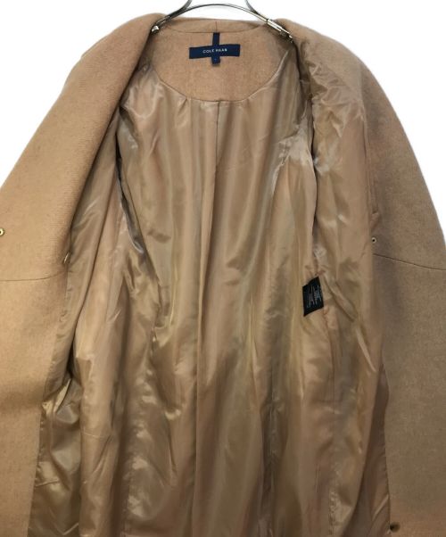 COLE HAAN（コールハーン）COLE HAAN (コールハーン) ラップコート ベージュ サイズ:4の古着・服飾アイテム