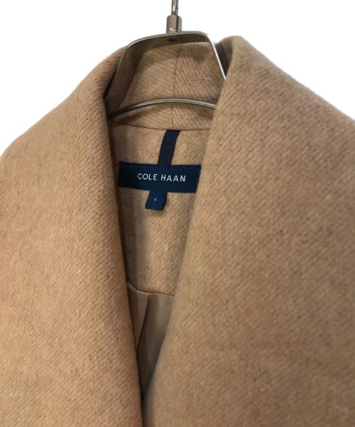 COLE HAAN（コールハーン）COLE HAAN (コールハーン) ラップコート ベージュ サイズ:4の古着・服飾アイテム