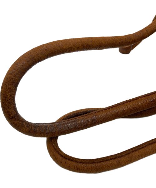 genten（ゲンテン）genten (ゲンテン) レザーキャンパストートバッグ ブラウンの古着・服飾アイテム