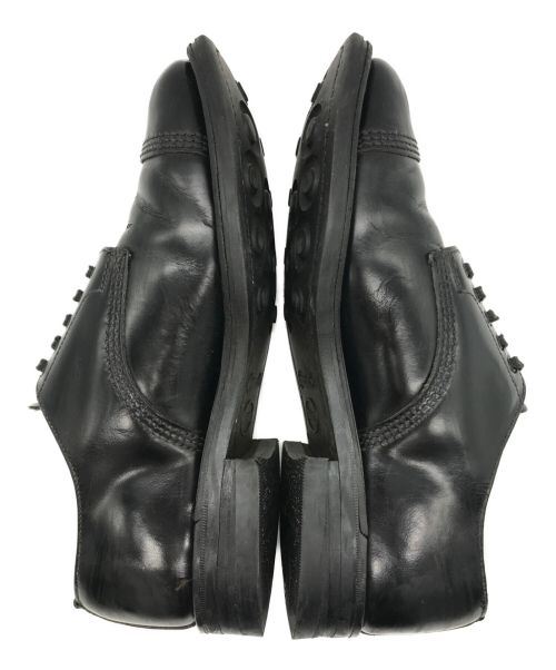 SANDERS（サンダース）SANDERS (サンダース) ポリッシュドレザーミリタリーダービーシューズ ブラック サイズ:4の古着・服飾アイテム