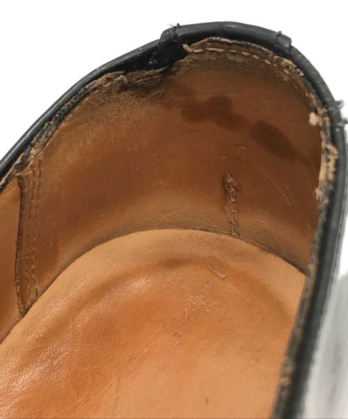 SANDERS（サンダース）SANDERS (サンダース) ポリッシュドレザーミリタリーダービーシューズ ブラック サイズ:4の古着・服飾アイテム