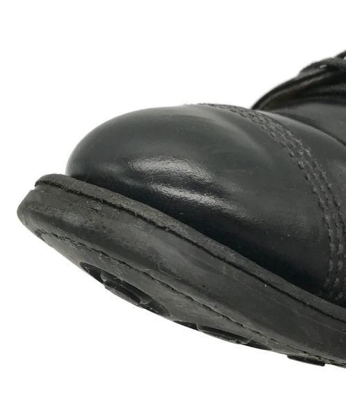 SANDERS（サンダース）SANDERS (サンダース) ポリッシュドレザーミリタリーダービーシューズ ブラック サイズ:4の古着・服飾アイテム