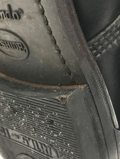 SANDERS（サンダース）SANDERS (サンダース) ポリッシュドレザーミリタリーダービーシューズ ブラック サイズ:4の古着・服飾アイテム