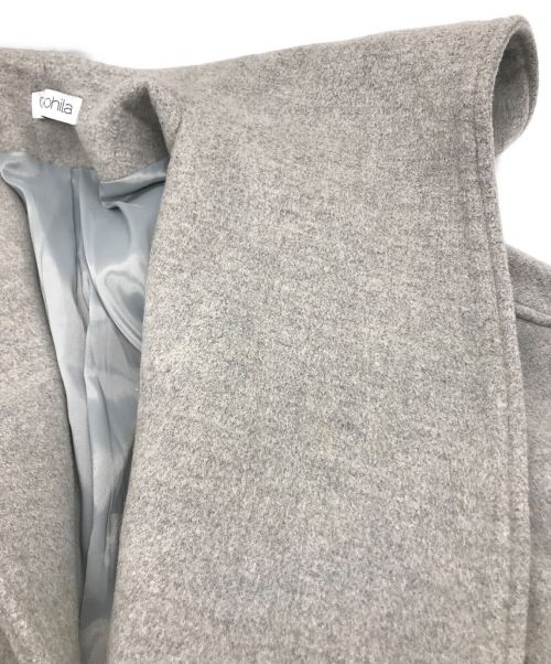 Gypsohila（ジプソフィア）Gypsohila (ジプソフィア) Short Opera Coat グレー サイズ:-の古着・服飾アイテム