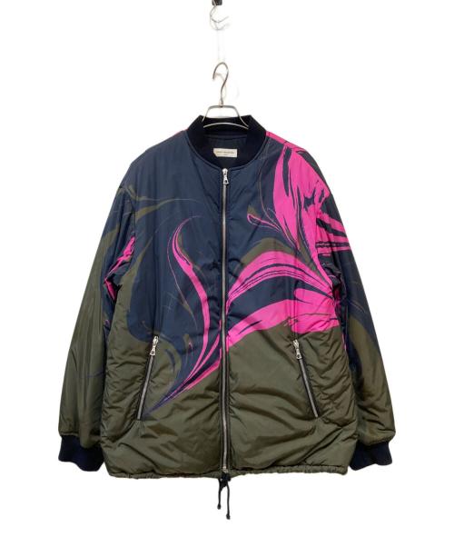 DRIES VAN NOTEN（ドリスヴァンノッテン）DRIES VAN NOTEN (ドリスヴァンノッテン) Marble Print Zip Blouson マルチカラー サイズ:Sの古着・服飾アイテム