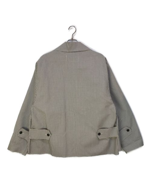 CAMIEL FORTGENS（カミエルフォートヘンス）CAMIEL FORTGENS (カミエルフォートヘンス) OVERSIZED SHORT MACKINTOSH ベージュ サイズ:Sの古着・服飾アイテム