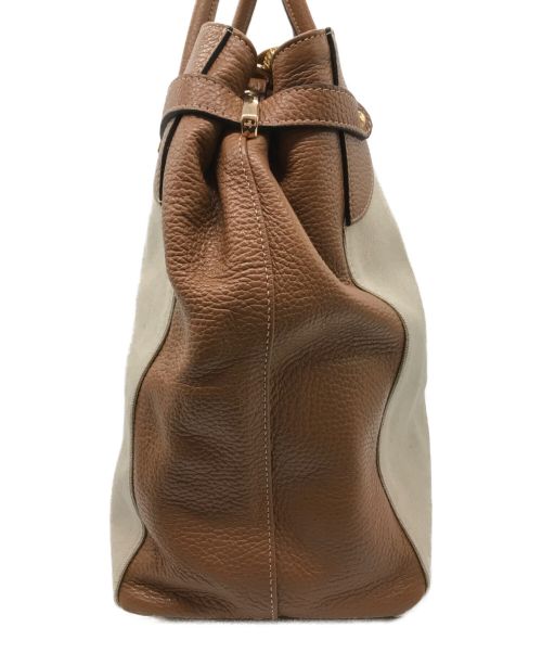 Gianni Notaro（ジャンニ ノターロ）Gianni Notaro (ジャンニ ノターロ) LINE TOTE BAG ブラウン サイズ:-の古着・服飾アイテム