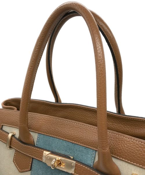 Gianni Notaro（ジャンニ ノターロ）Gianni Notaro (ジャンニ ノターロ) LINE TOTE BAG ブラウン サイズ:-の古着・服飾アイテム