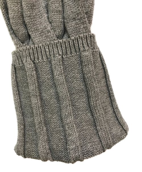 UN3D.（アンスリード）UN3D. (アンスリード) アームウォーマーニットワンピース グレー サイズ:36の古着・服飾アイテム