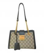 GUCCIグッチ）の古着「GGスモール チェーンショルダーバッグ」｜ブラウン