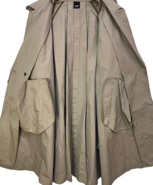 NOMBRE IMPAIR（ノンブルアンペール）NOMBRE IMPAIR (ノンブルアンペール) 撥水シャンブレーツイル ミドル丈コート ブラウン サイズ:Fの古着・服飾アイテム
