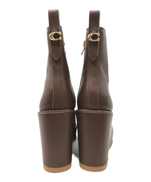 COACH（コーチ）COACH (コーチ) ブレイディ ブーティ ブラウン サイズ:230の古着・服飾アイテム