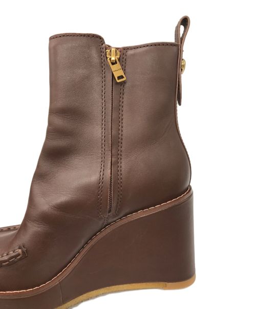 COACH（コーチ）COACH (コーチ) ブレイディ ブーティ ブラウン サイズ:230の古着・服飾アイテム