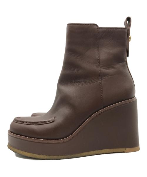 COACH（コーチ）COACH (コーチ) ブレイディ ブーティ ブラウン サイズ:230の古着・服飾アイテム