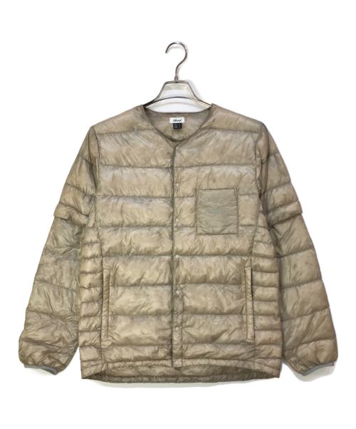 NANGA（ナンガ）NANGA (ナンガ) INNER DOWN CARDIGAN DETACHABLE SLEEVE ベージュ サイズ:Mの古着・服飾アイテム