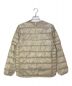 NANGA (ナンガ) INNER DOWN CARDIGAN DETACHABLE SLEEVE ベージュ サイズ:M：9000円