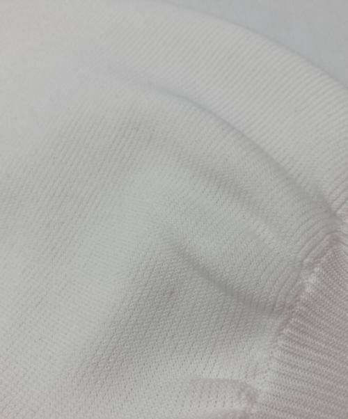 UNITED ARROWS（ユナイテッドアローズ）UNITED ARROWS (ユナイテッドアローズ) パフスリーブ ガーター ニット ホワイト サイズ:-の古着・服飾アイテム