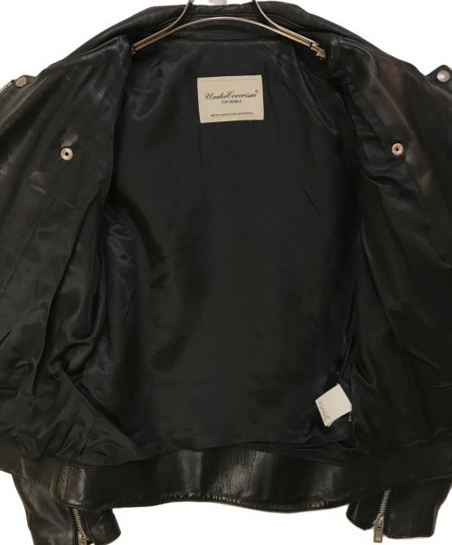 UNDERCOVERISM（アンダーカバーイズム）UNDERCOVERISM (アンダーカバーイズム) Double riders jacket ブラック サイズ:2の古着・服飾アイテム