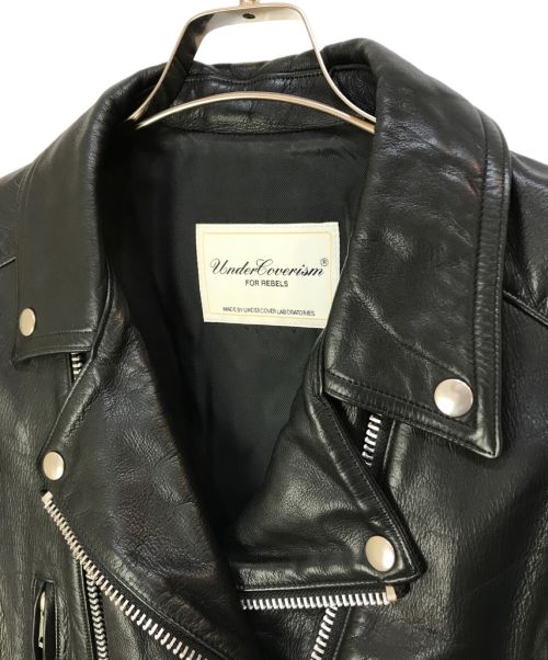 UNDERCOVERISM（アンダーカバーイズム）UNDERCOVERISM (アンダーカバーイズム) Double riders jacket ブラック サイズ:2の古着・服飾アイテム