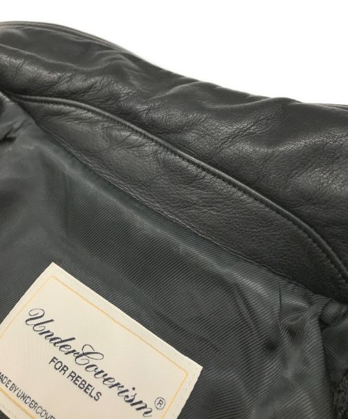 UNDERCOVERISM（アンダーカバーイズム）UNDERCOVERISM (アンダーカバーイズム) Double riders jacket ブラック サイズ:2の古着・服飾アイテム