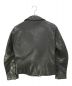 UNDERCOVERISM (アンダーカバーイズム) Double riders jacket ブラック サイズ:2：69000円