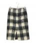 Maison Margiela (メゾンマルジェラ) モヘアチェック柄スカート グレー サイズ:36：10000円