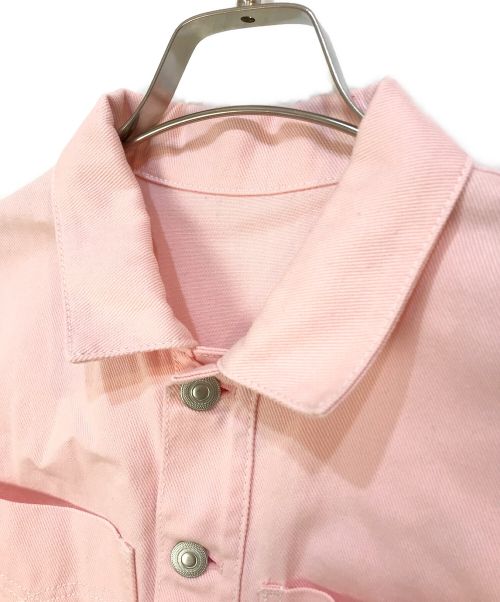 BORDERS at BALCONY（ボーダーズアットバルコニー）BORDERS at BALCONY (ボーダーズアットバルコニー) オールインワン ピンク サイズ:36の古着・服飾アイテム